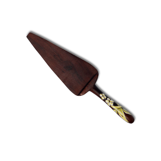 Wood Cake Server