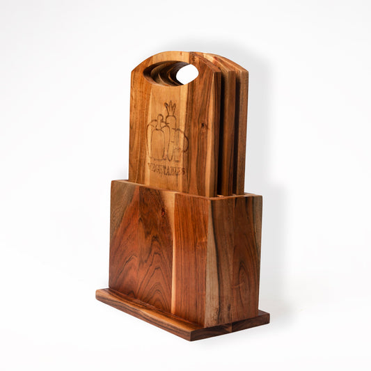 4 Piece Wooden Chopping Board Set - CBWD0001 - View 3