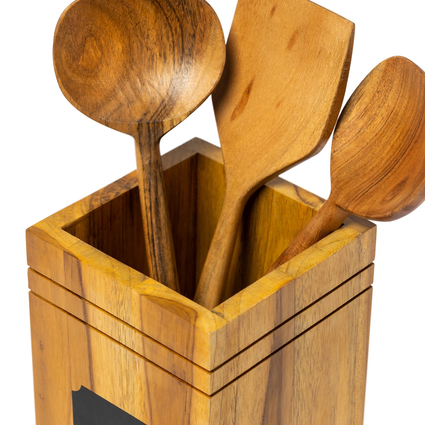 Wood Utensil Holder