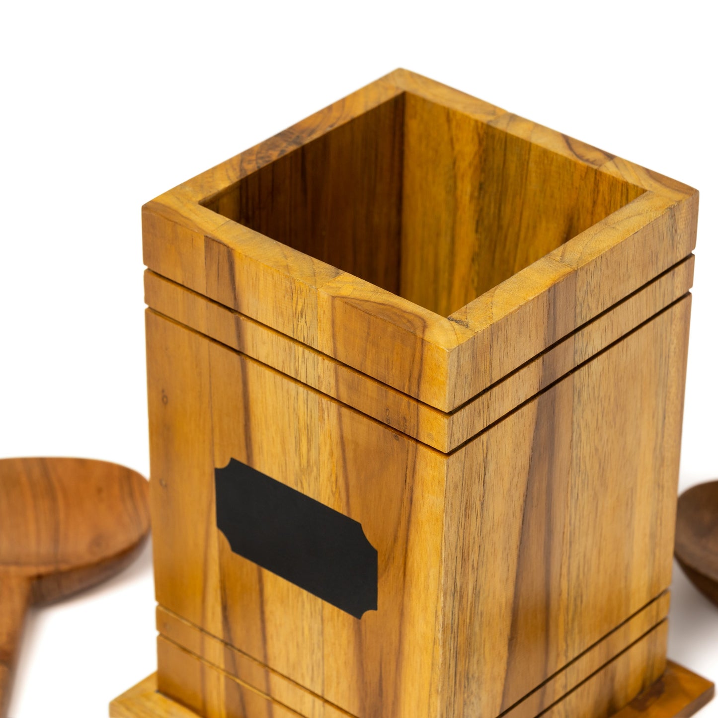 Wood Utensil Holder