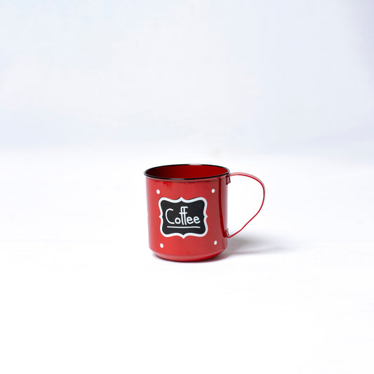 Steel Coffee Mug (Red) - CMST0001 - View 1