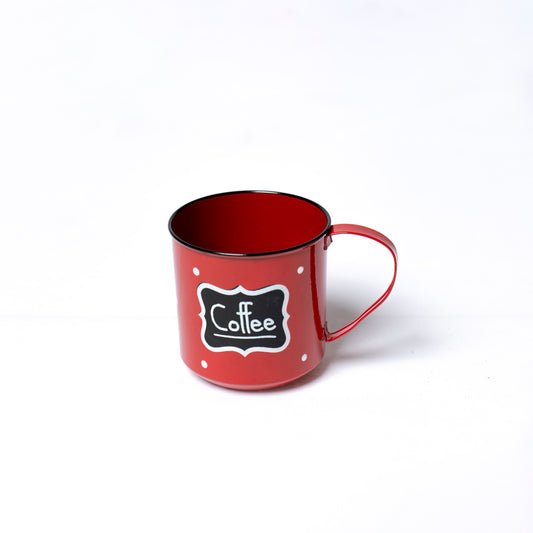 Steel Coffee Mug (Red) - CMST0001 - View 2