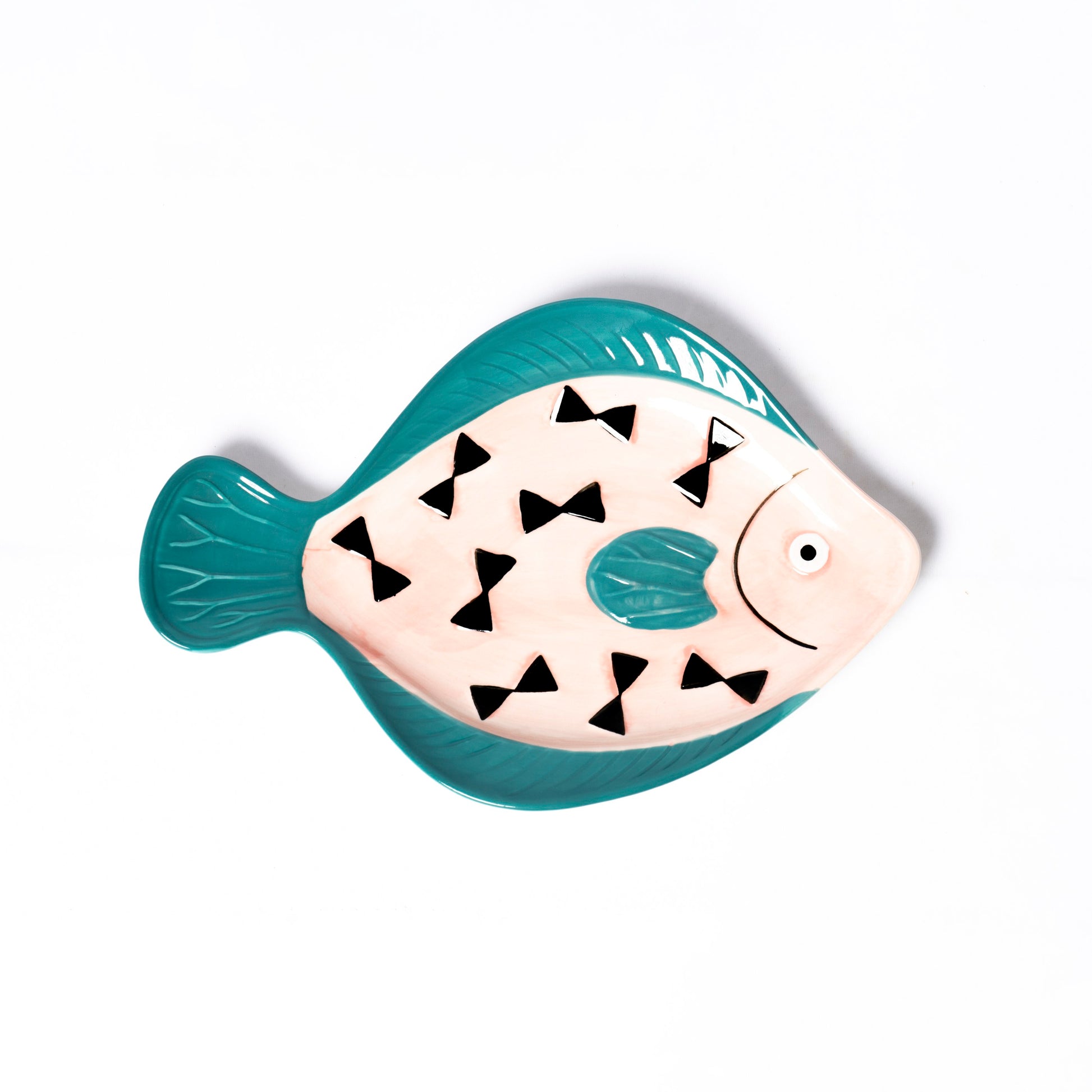 Ceramic Serving Plate - Fish Design - SPCR0006 - View 1