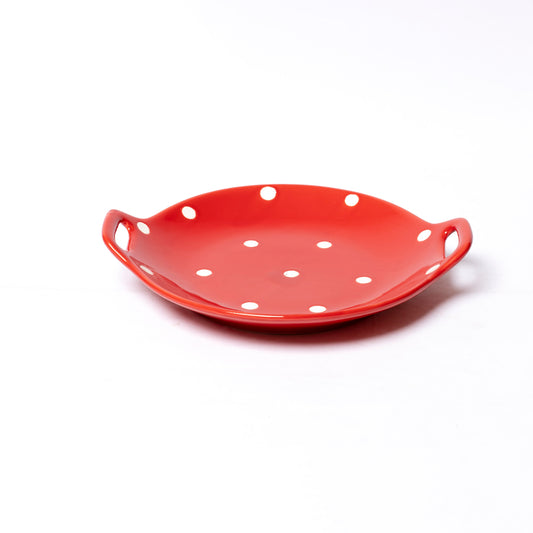 Polka Dot Serving Plate