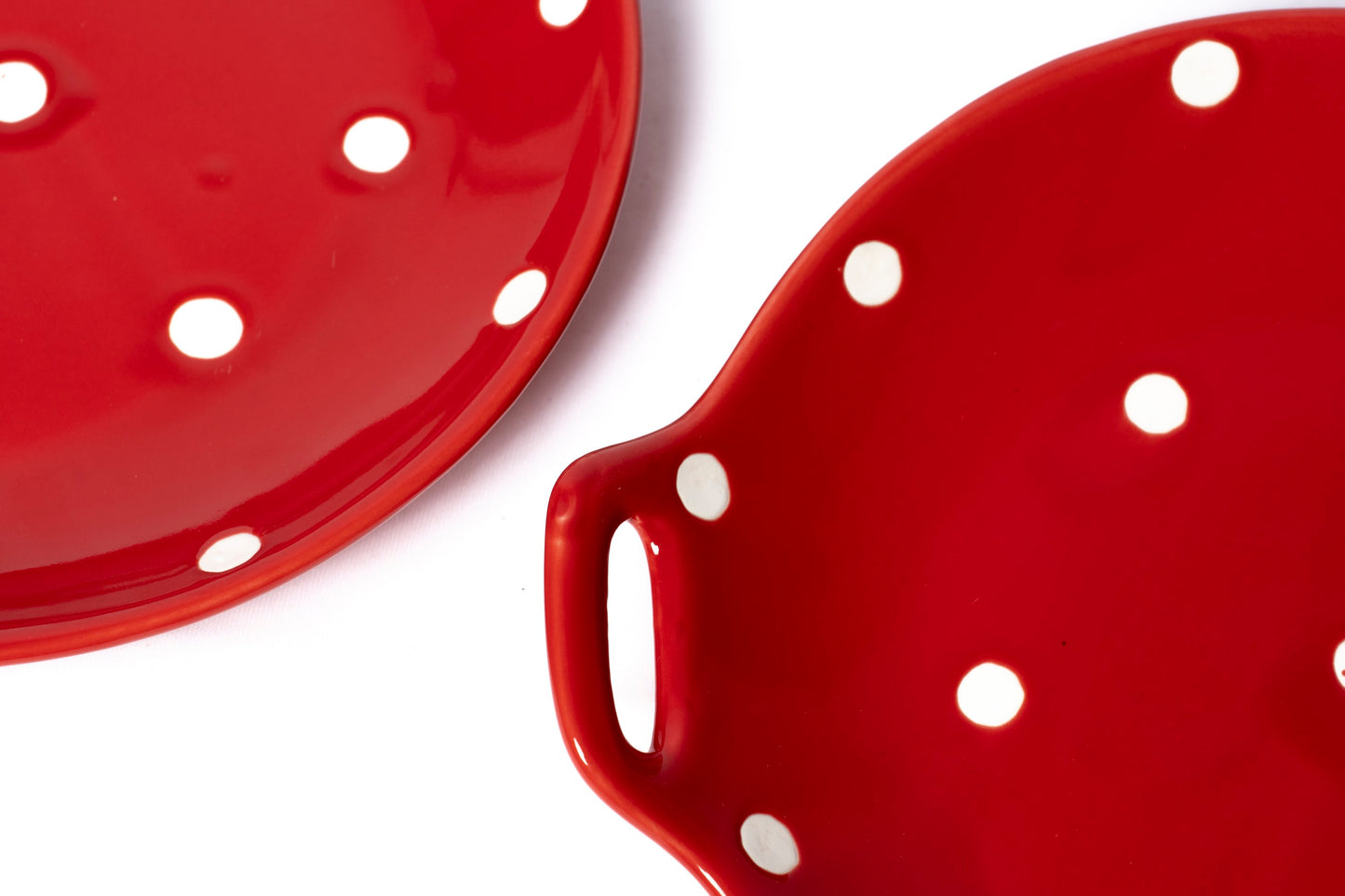 Polka Dot Serving Plate