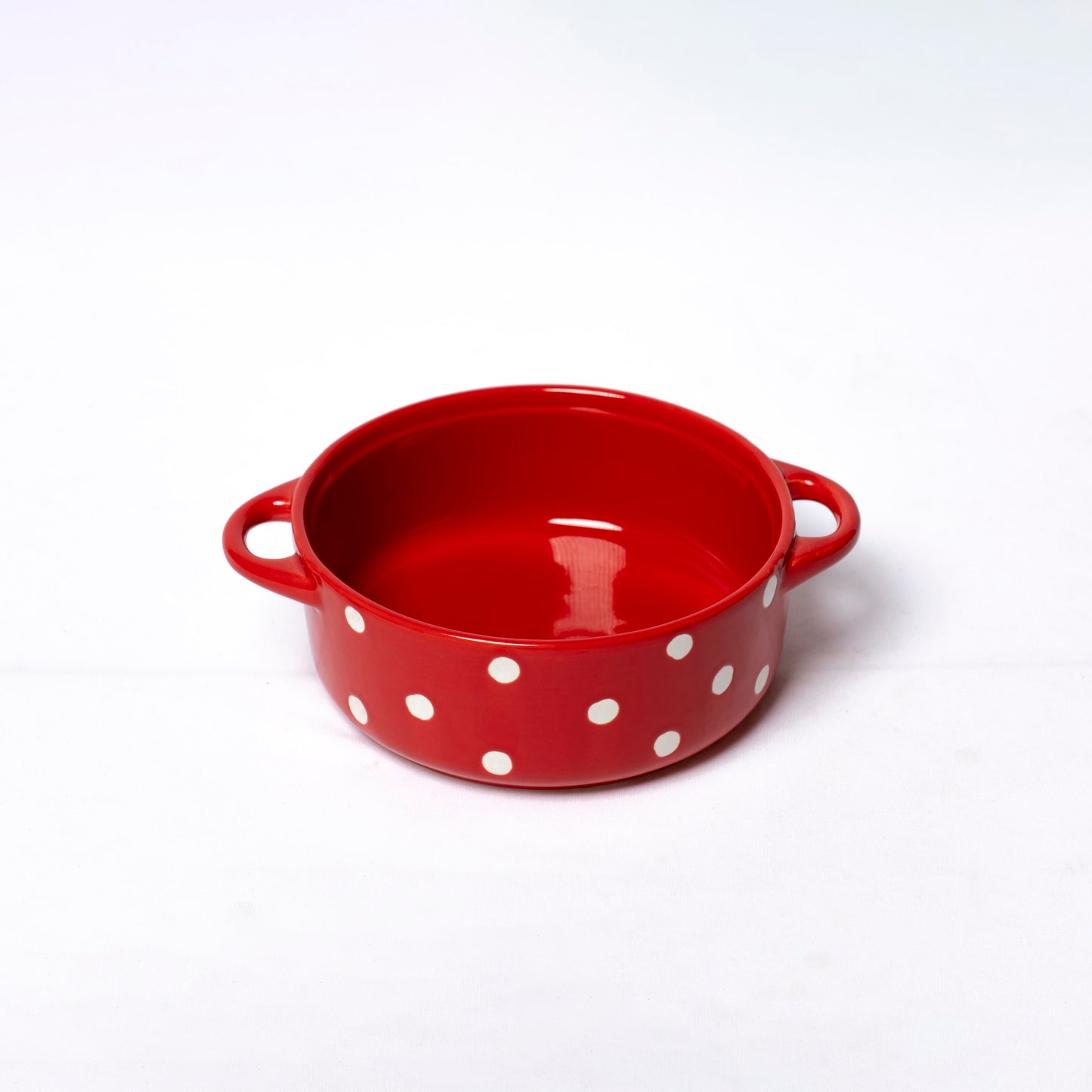Polka Dot Serving Bowl
