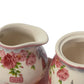 Ceramic Sugar Bowl And Creamer Set