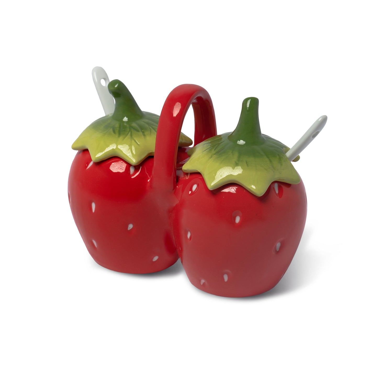 Strawberry Jar Set With Spoons