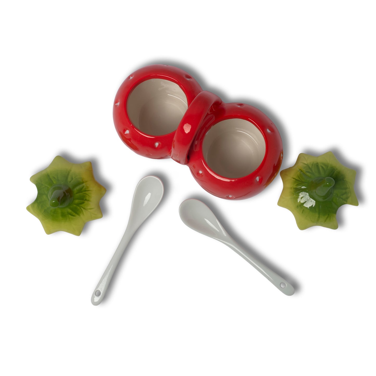 Strawberry Jar Set With Spoons