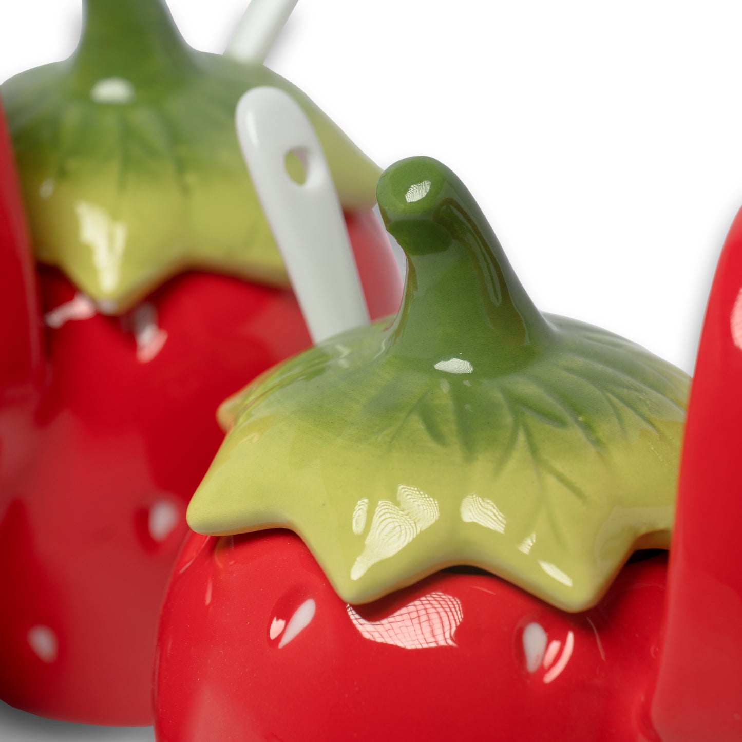 Strawberry Jar Set With Spoons