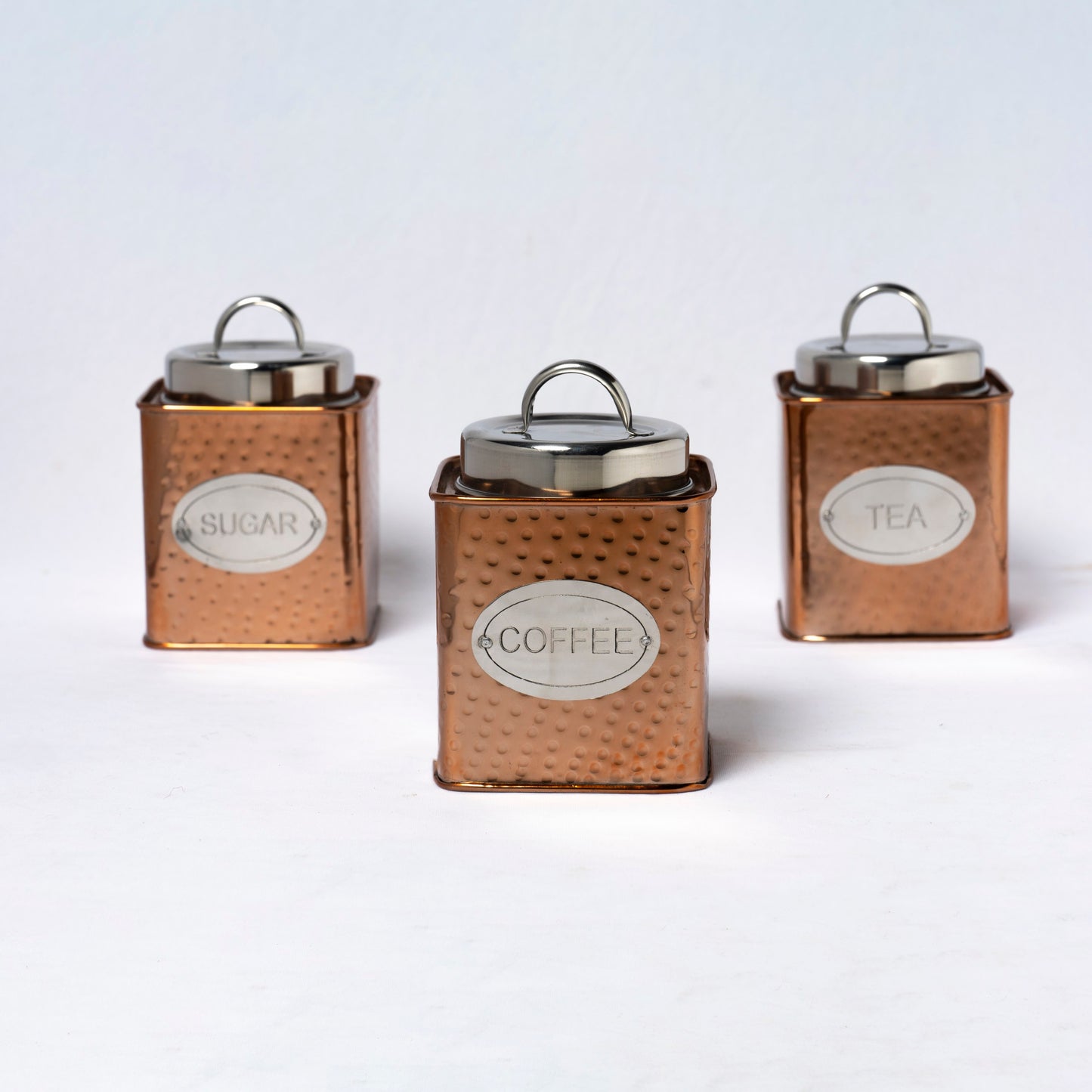 Tea Coffee Sugar Set Square