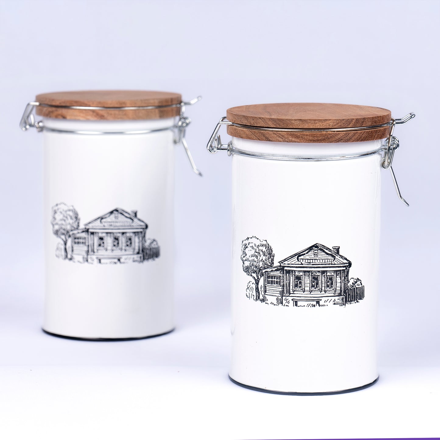 Vintage Storage Jar with Clip Lock