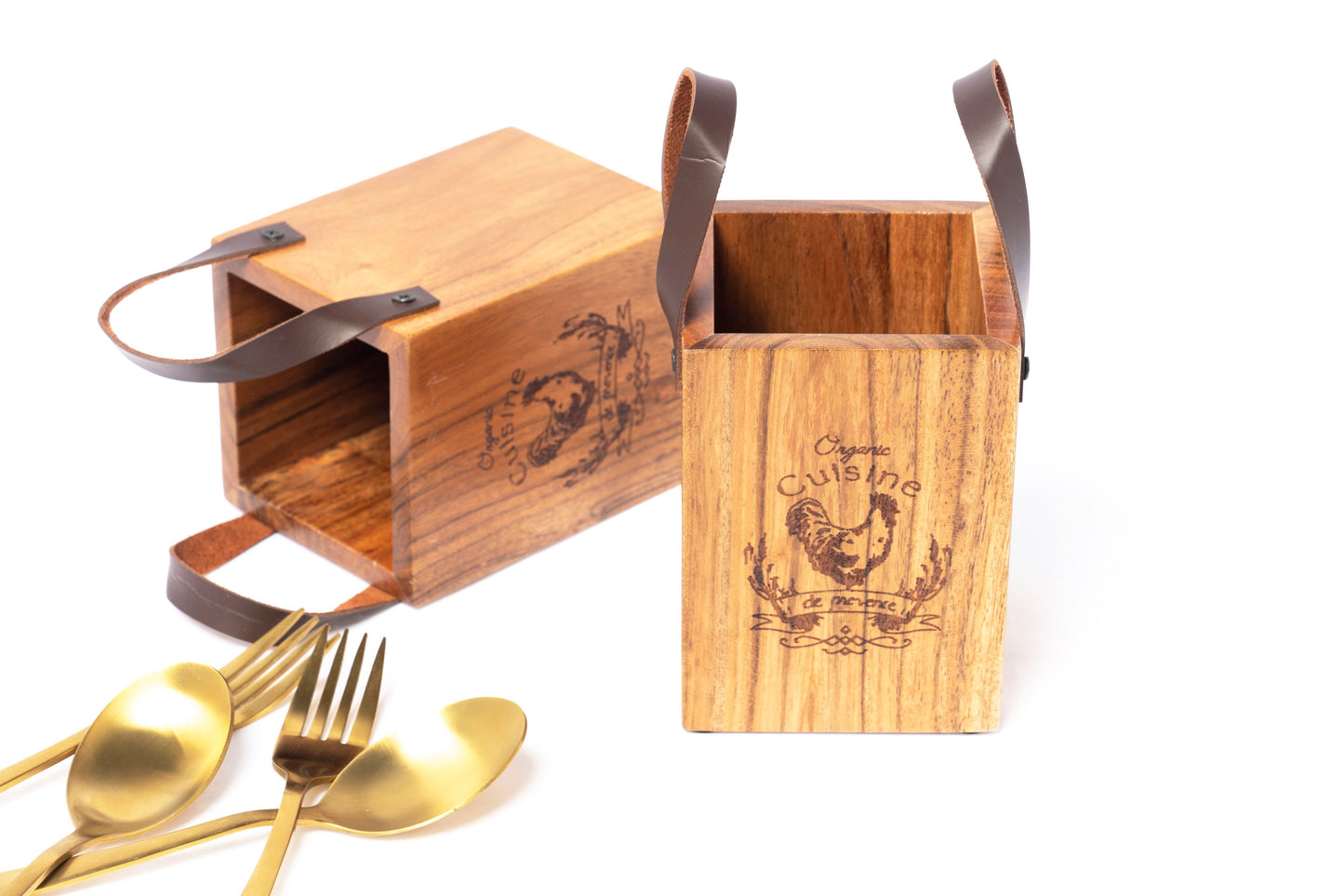 Wood Spoon Holder