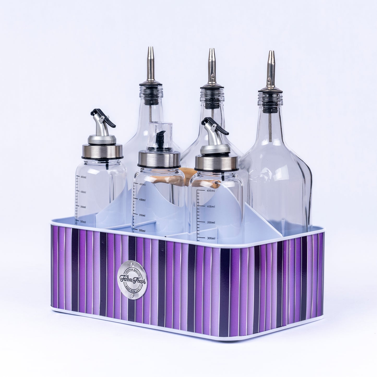 Oil Bottle Stand Metal