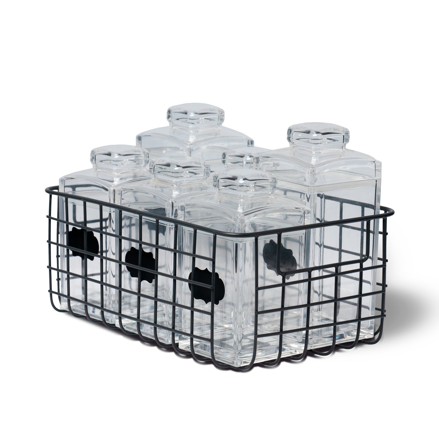 Black Wired Metal Basket