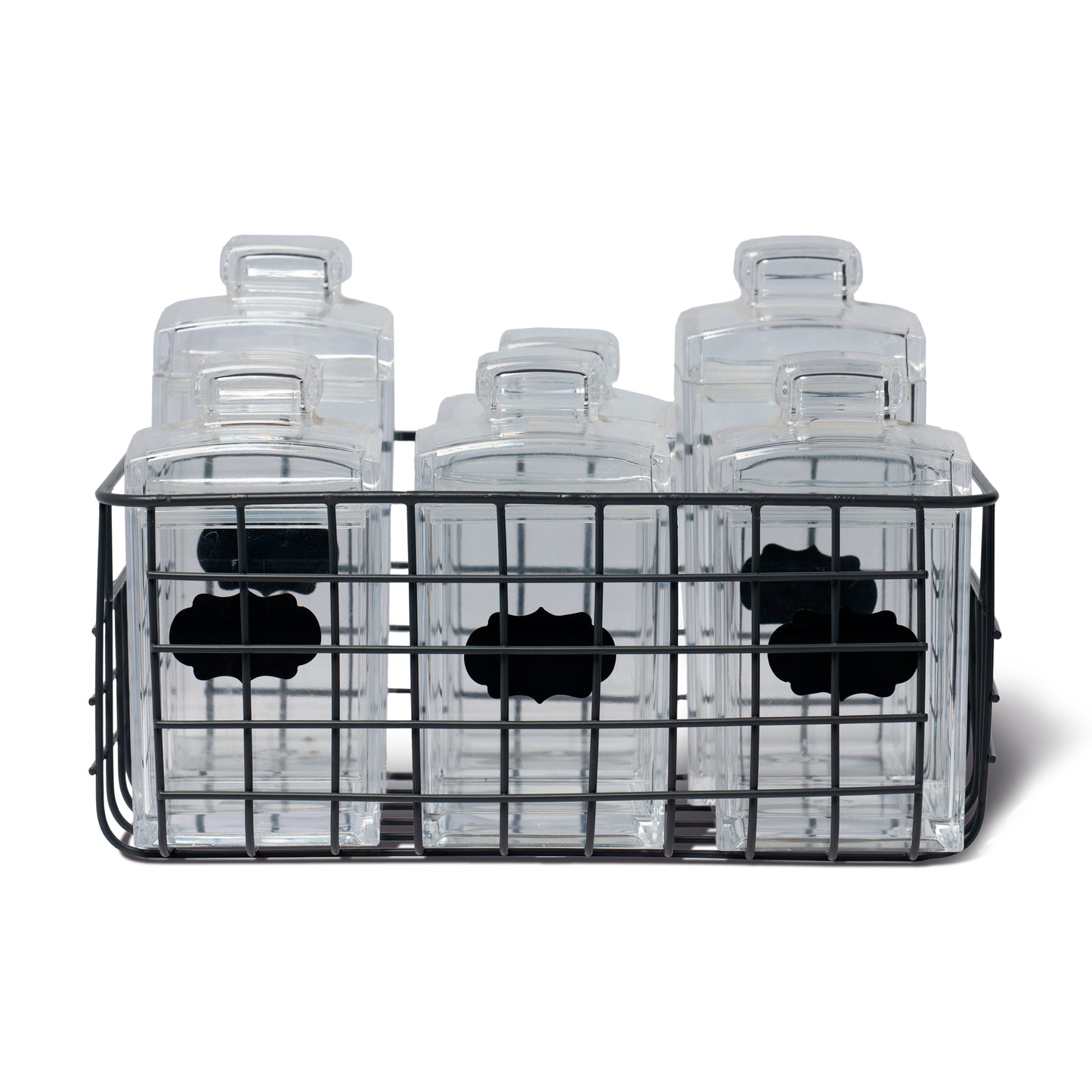 Black Wired Metal Basket