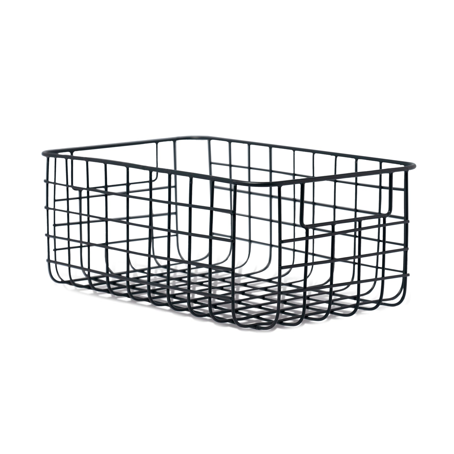 Black Wired Metal Basket