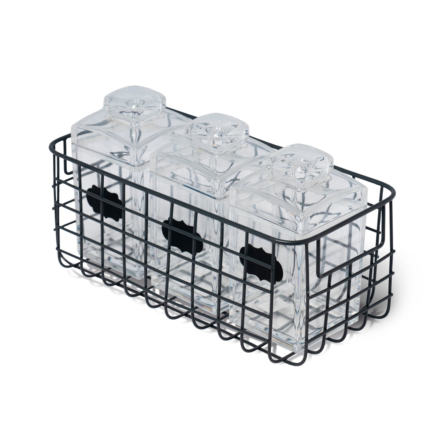 Black Wired Metal Basket Small