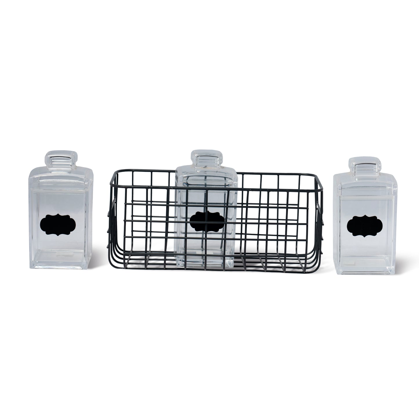 Black Wired Metal Basket Small