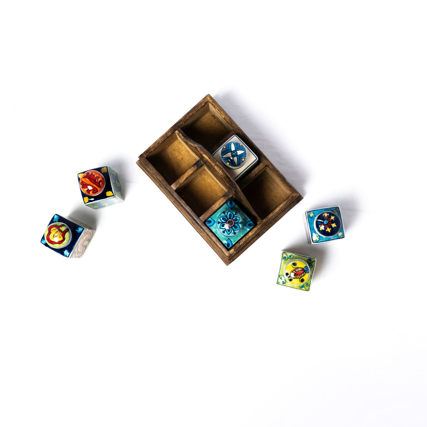 Storage Container With Wood Stand