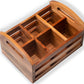 Wooden Oil Caddy with Wooden Handle - OCWD0002 - View 2