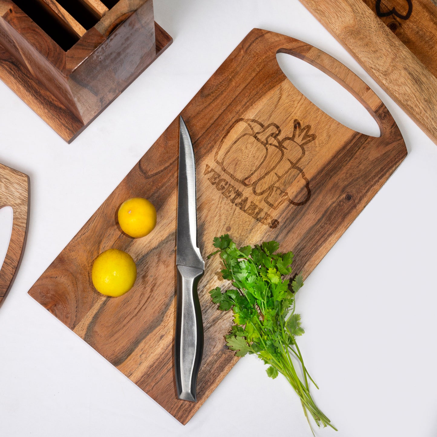 4 Piece Wooden Chopping Board Set - CBWD0001 - View 1