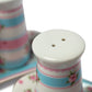 Ceramic Salt And Pepper Shakers With Tray