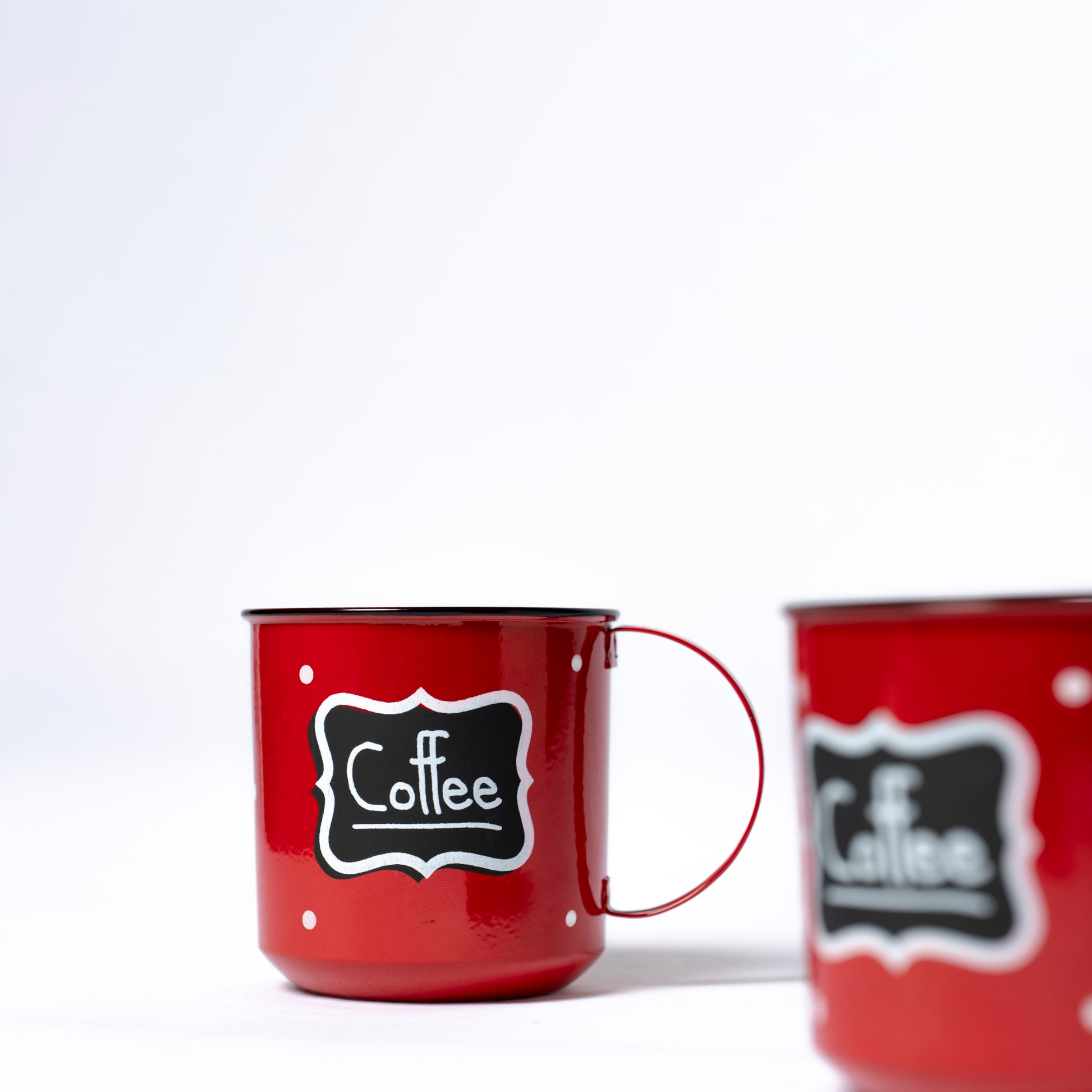 Steel Coffee Mug (Red) - CMST0001 - View 4