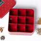 Polka Dot Design Steel Spice Box  (Red) - SBST0001 - View 2