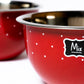 Polka Dot Steel Mixing Bowl (Red) - MBST0001 - View 3