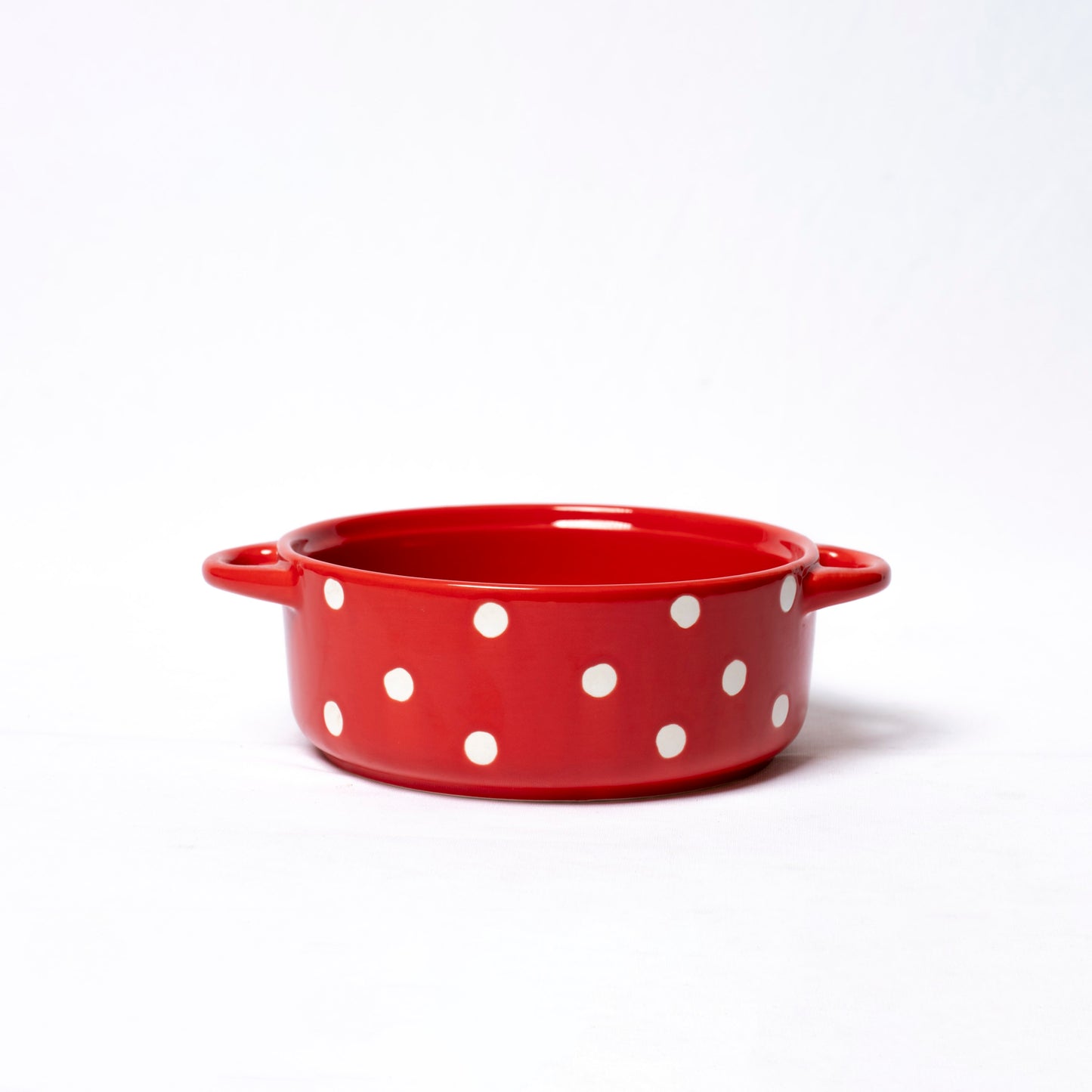 Polka Dot Serving Bowl