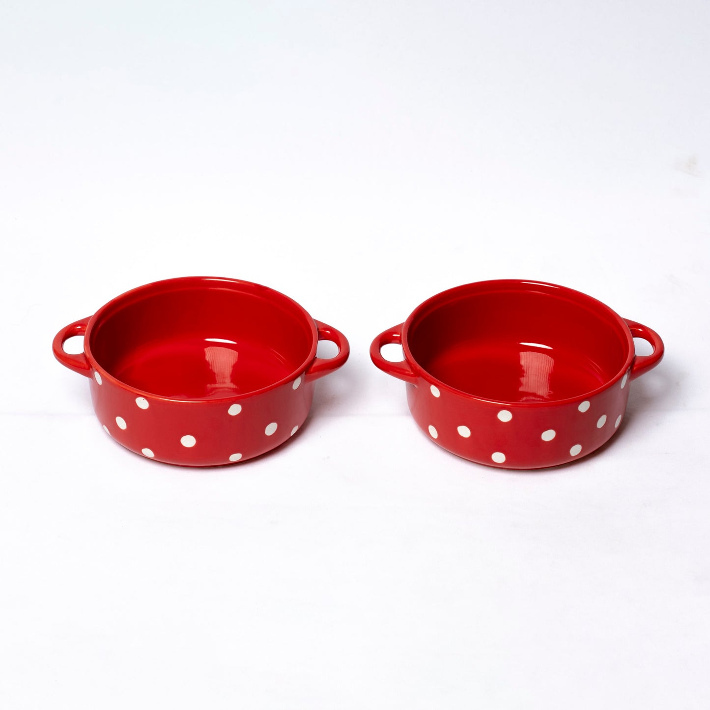 Polka Dot Serving Bowl