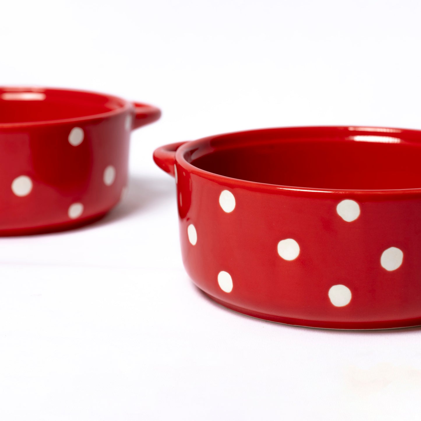 Polka Dot Serving Bowl