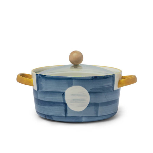 Ceramic Casserole With Glass Lid