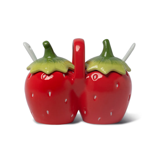Strawberry Jar Set With Spoons