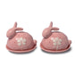 Ceramic Rabbit Butter Dish