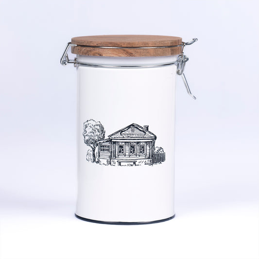 Vintage Storage Jar with Clip Lock