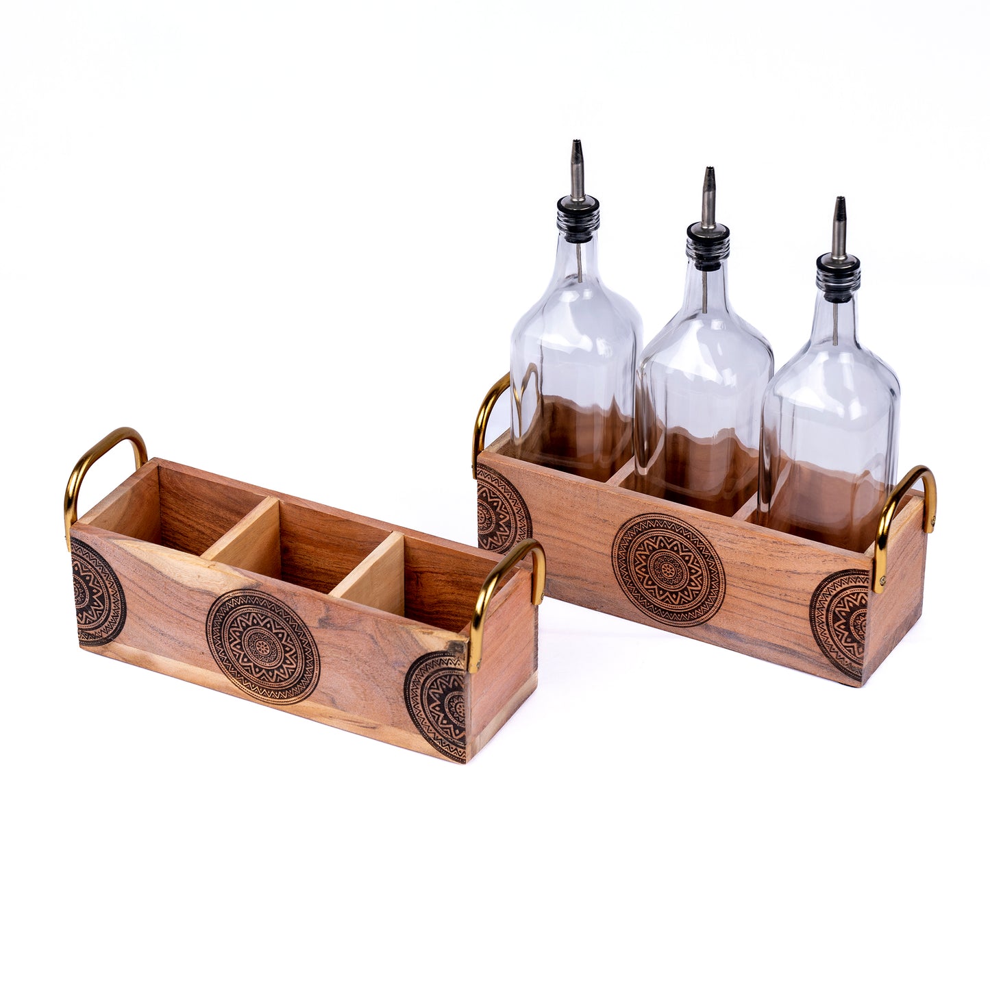 Wood Oil Caddy