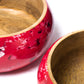 Wood Bowl 10Inch (Red)